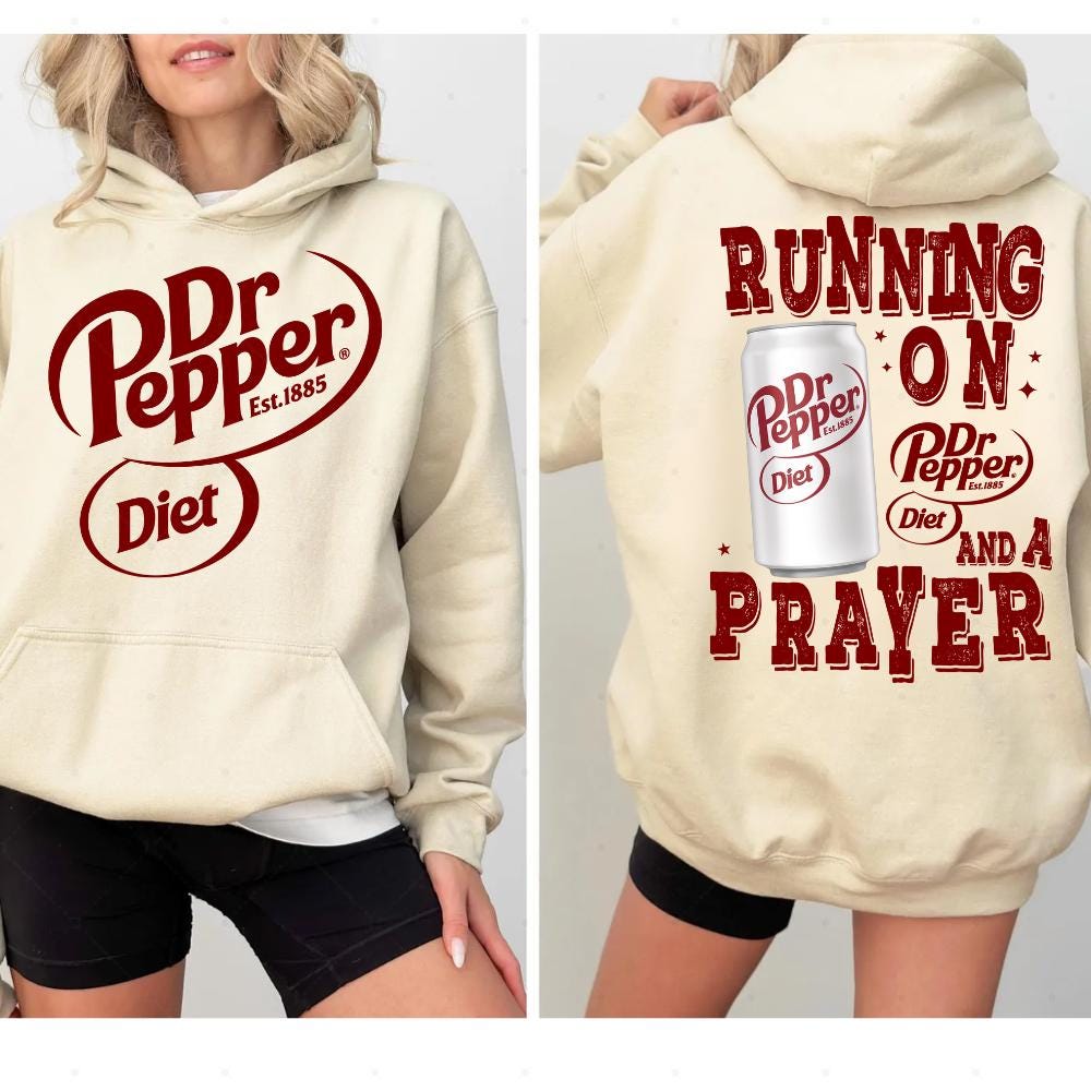 Diet Dr Pepper Shirt – Soda Lover Tee – Retro Soda Logo Graphic Shirt