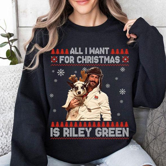 Riley Green All I Want For Christmas T-Shirt