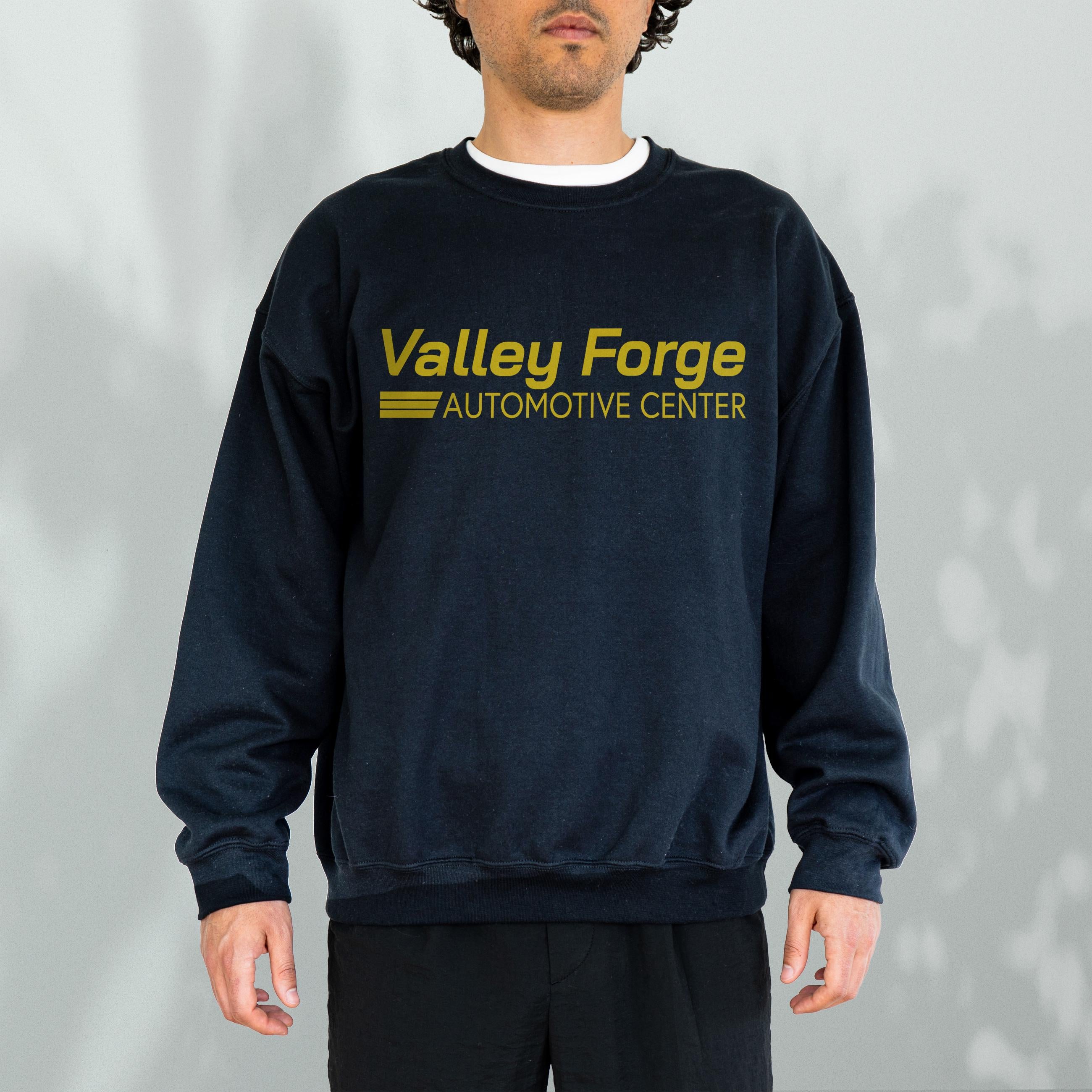 Valley Forge Automotive Sweatshirt – Funny TV Show Fan Apparel