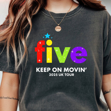 Retro Music Fan T-Shirt - Keep On Movin’ 2025 Inspired Style Tee - Vintage Concert Graphic Shirt
