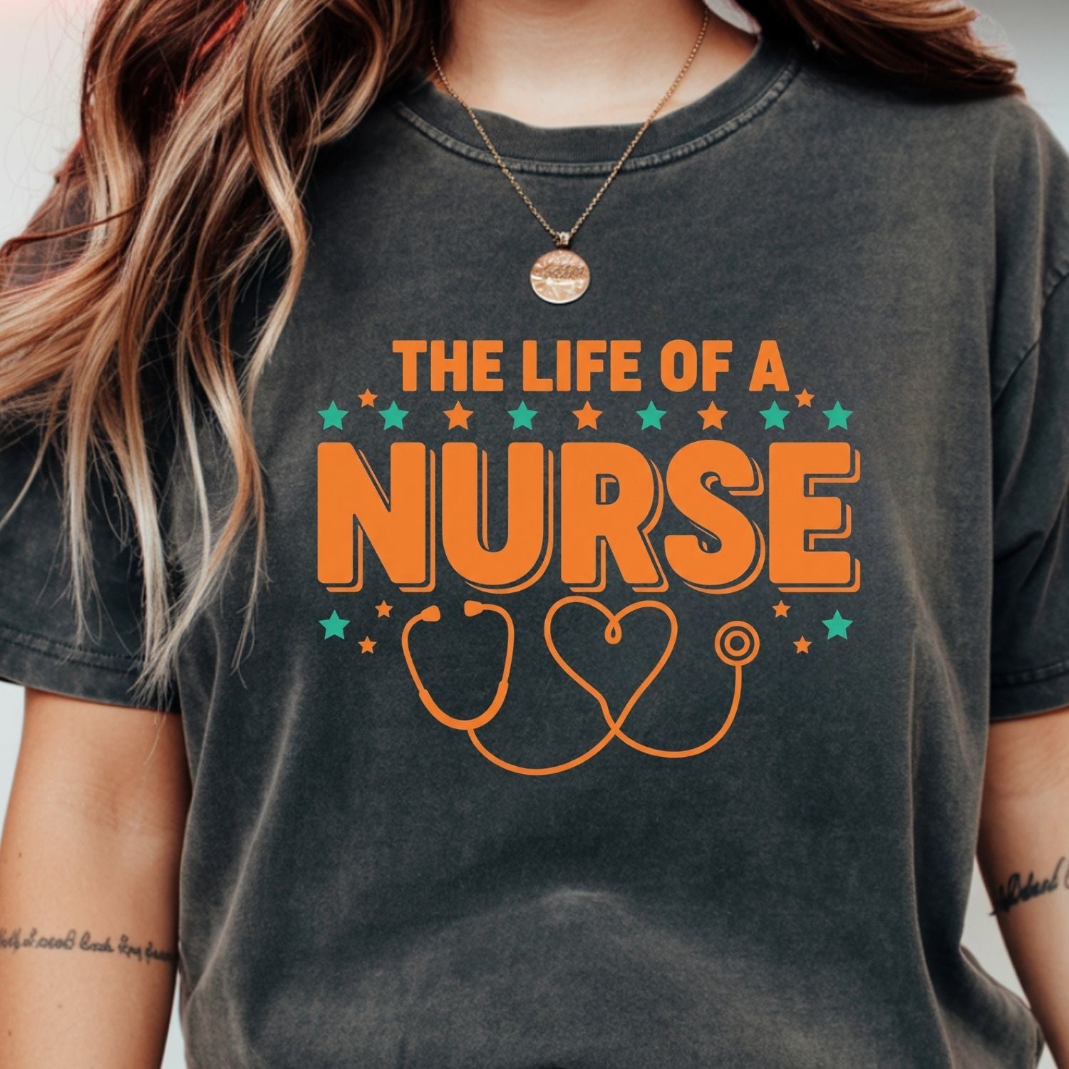 The Life of a Nurse Shirt - Nurse Showgirl Tee - Cute Nurse Appreciation Graphic T-Shirt