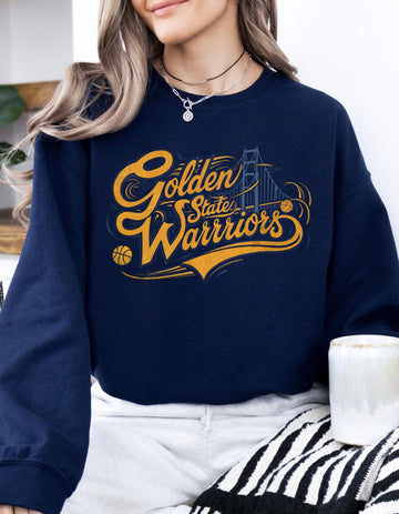 Vintage Bay Area Basketball Sweatshirt – Soft Retro Style Fan Crewneck Shirt