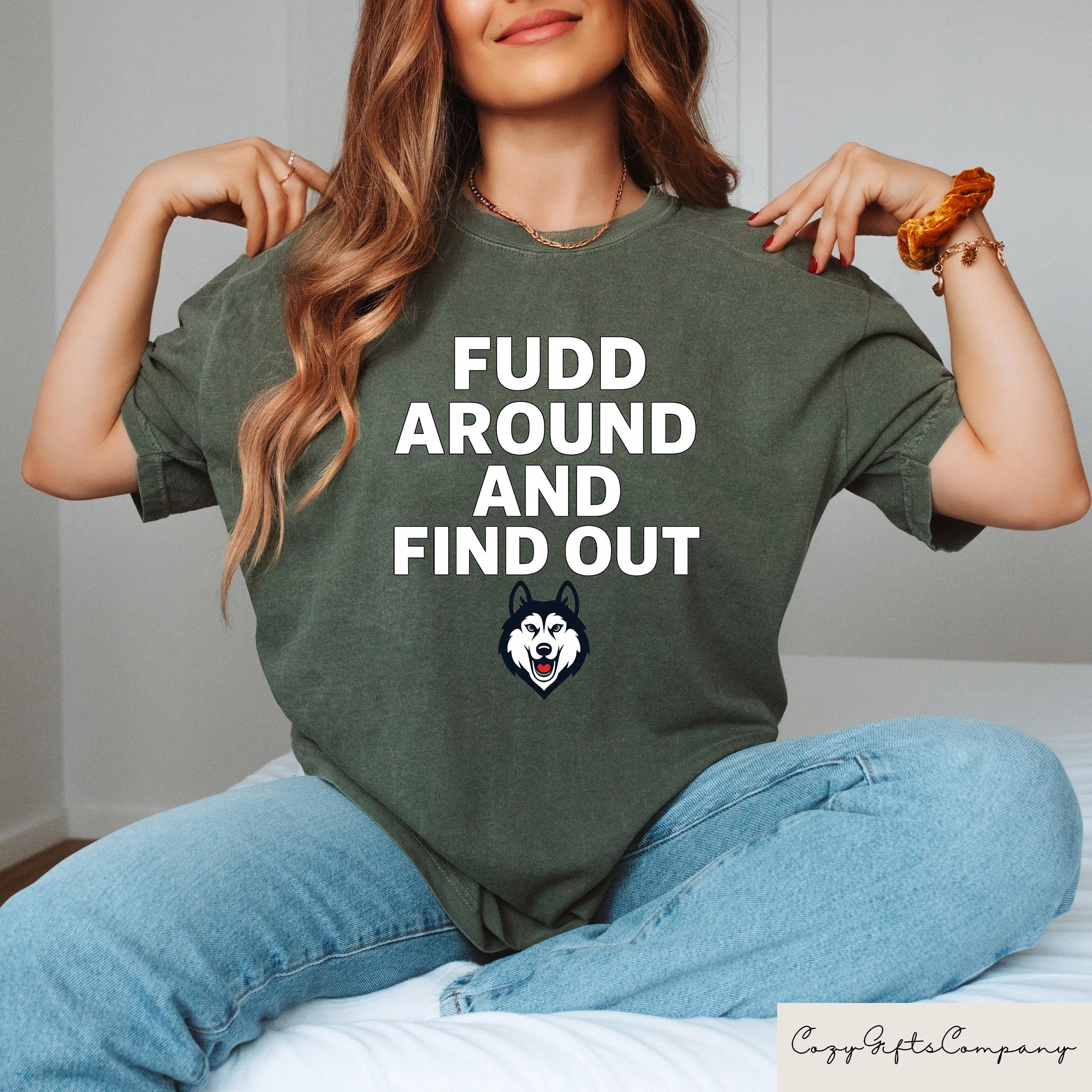 Retro Comfort Women’s Shirt – Fudd Around and Find Out T-Shirt, Sarcastic Adult Humor Sweatshirt