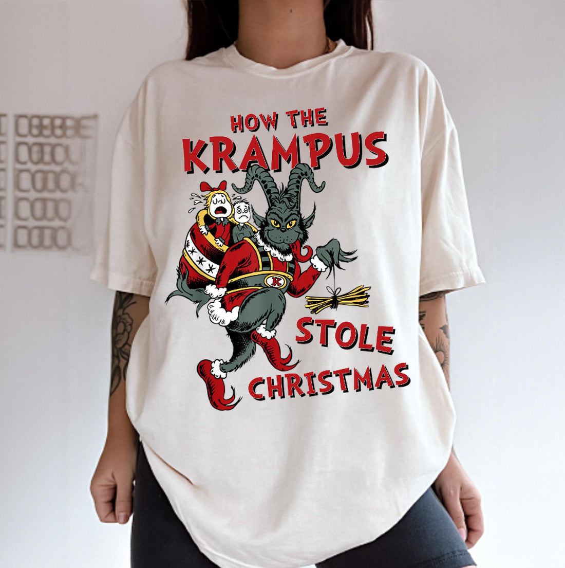 How the Krampus Stole Christmas Shirt