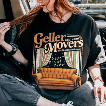 Geller Movers Graphic Shirt – Friends-Inspired Pivot Thanksgiving TV Show Apparel