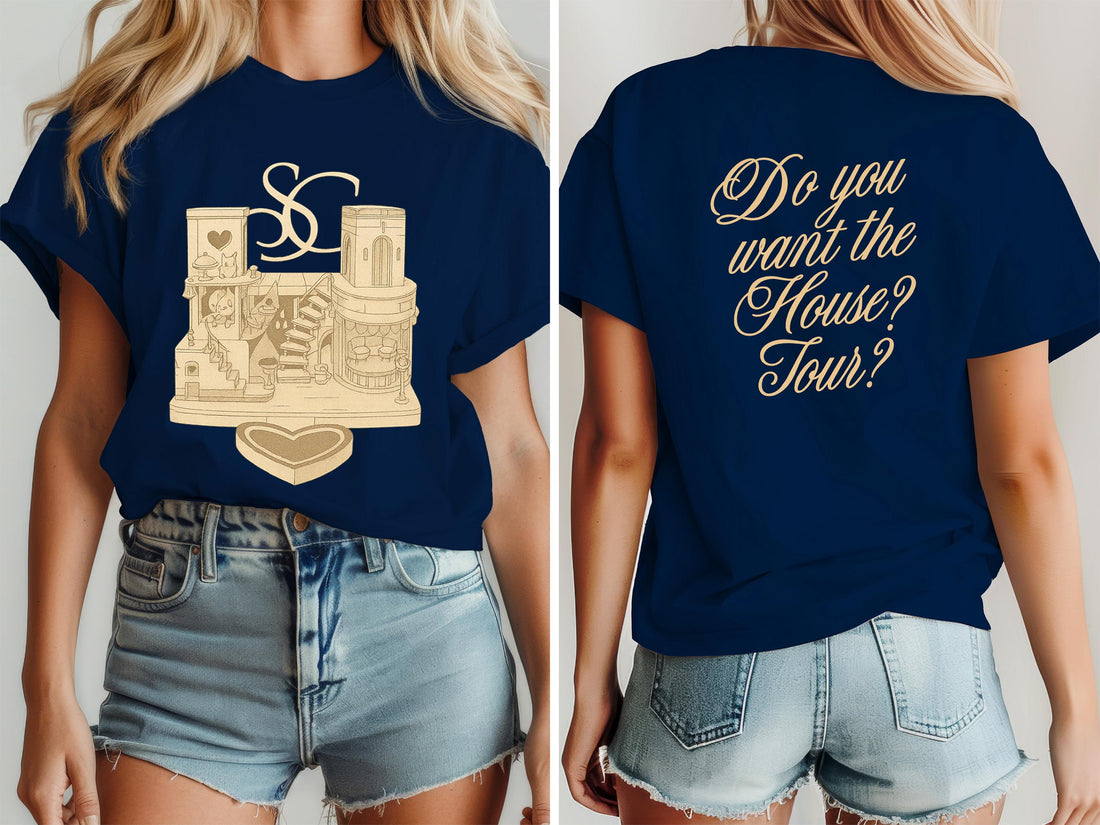 Aesthetic Fandom T-Shirt – House Tour Double-Sided Graphic Tee