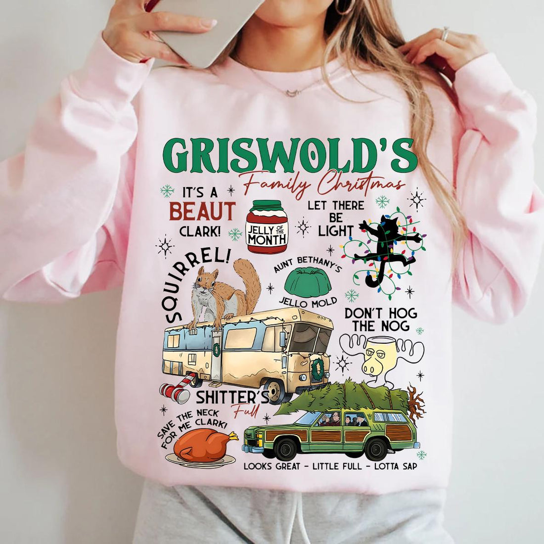 Griswold Christmas Sweatshirt – Family Christmas Tree Farm Sweater, National Lampoon Christmas Vacation