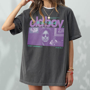 Vintage South Korean Movie T-Shirt – Y2K Cult Classic Graphic Shirt Inspired by Oldboy