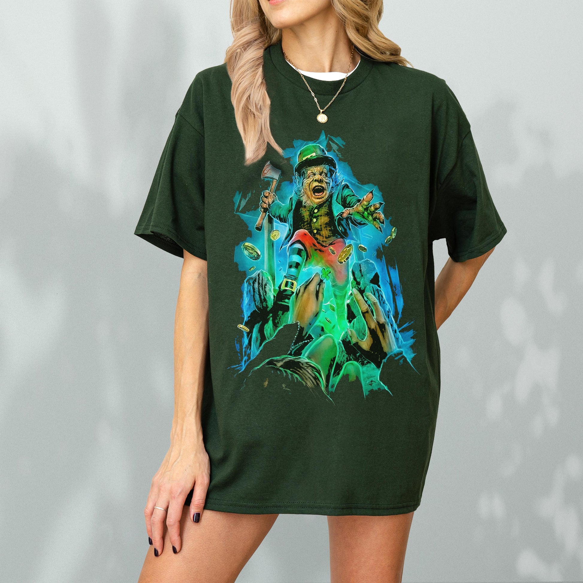 Leprechaun T-Shirt Retro 90s Horror Movie Graphic Tee