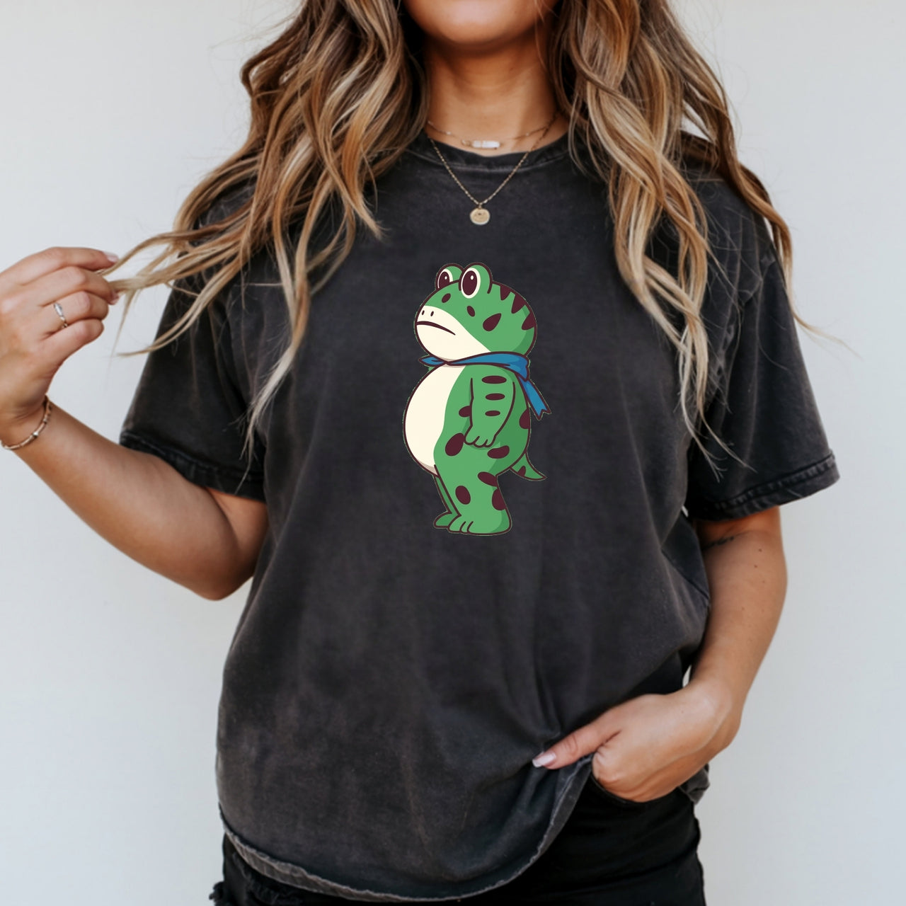 Portland Frog T-Shirt – Witty Protest-Style Vintage Shirt
