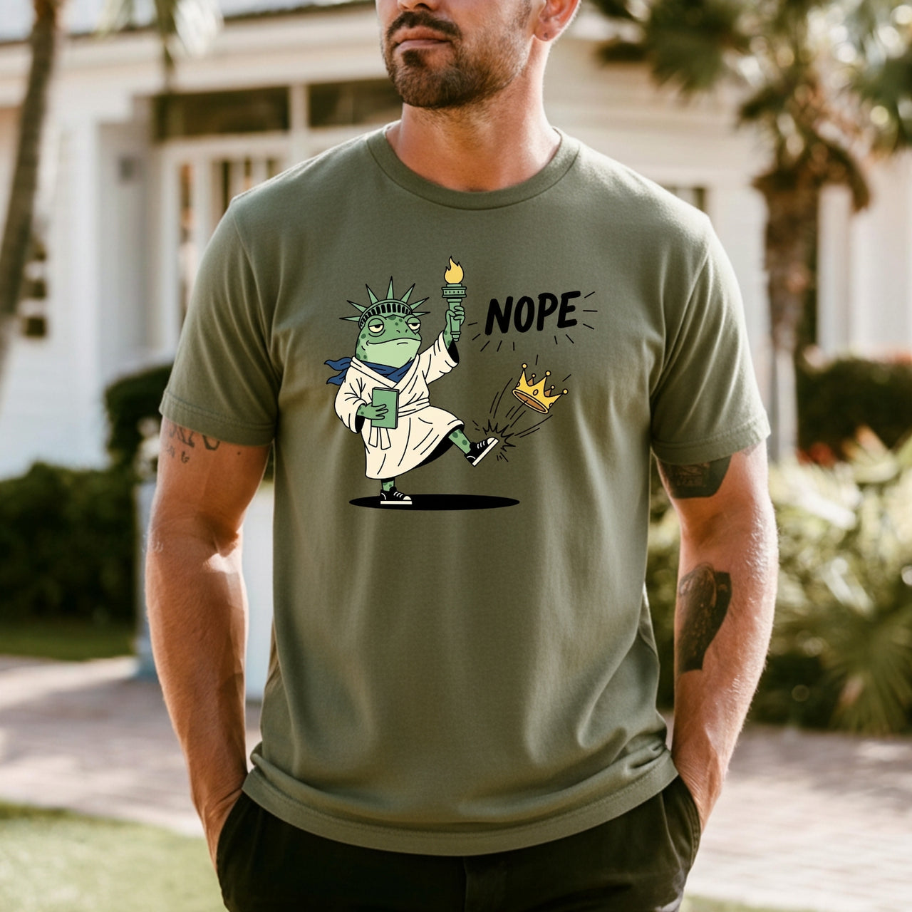 Freedom Statement Shirt – No Kings Equality T-Shirt – Independent Spirit Graphic Tee