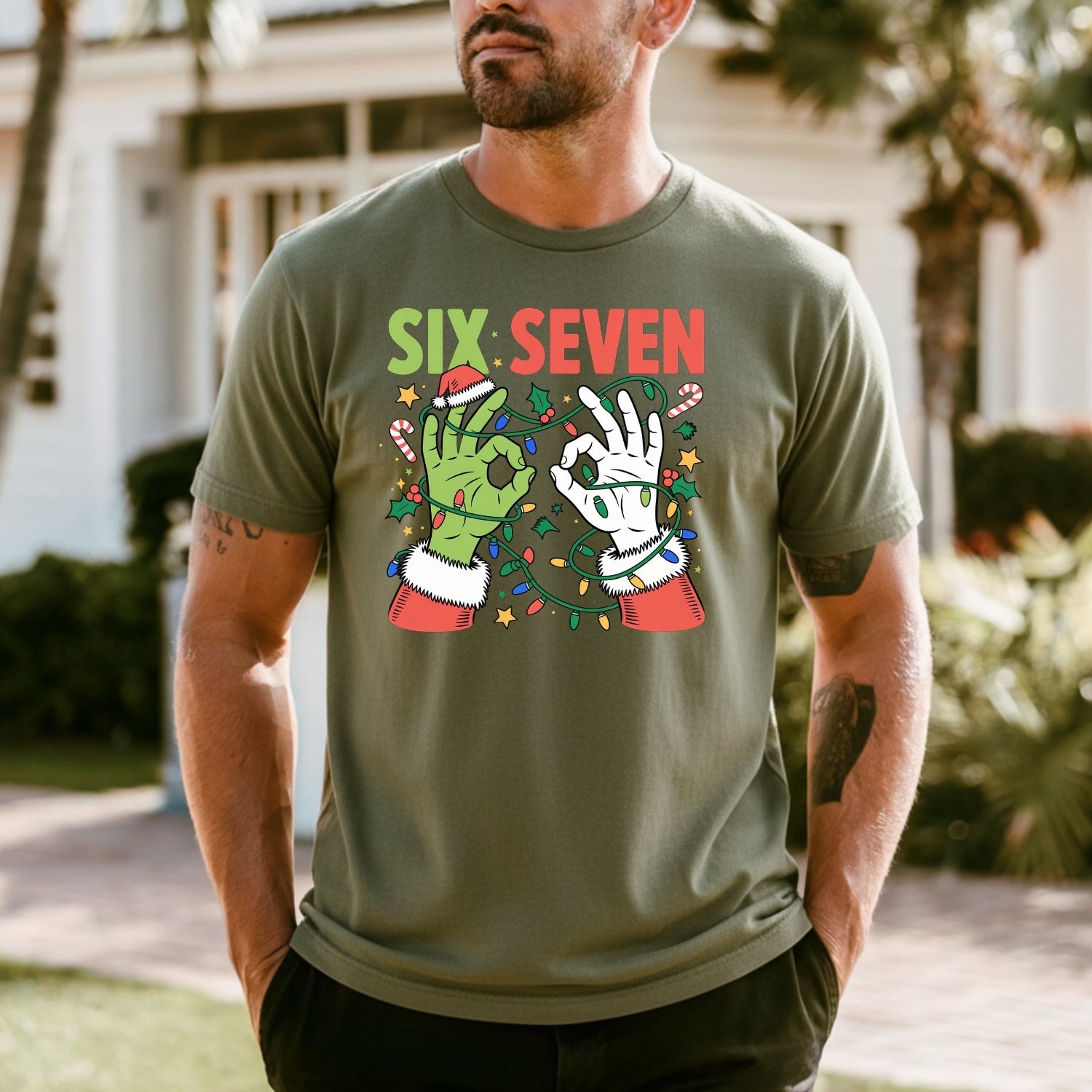 Funny Six Seven Shirt – Christmas Meme Humor Tee