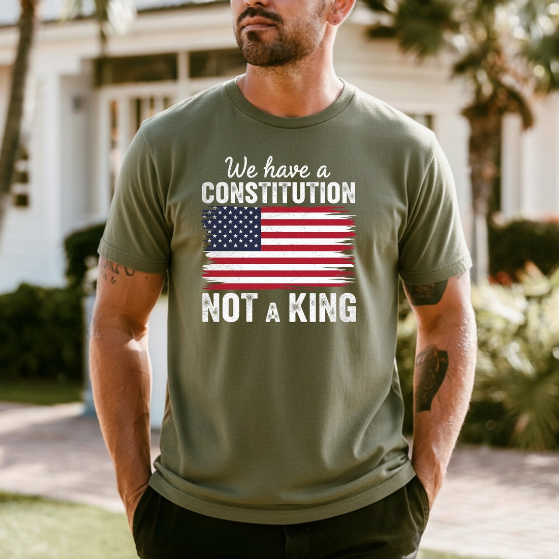 We Have a Constitution No Kings Shirt – Patriotic Freedom Graphic Tee