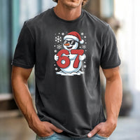 Funny Snowman Six Seven T-Shirt – Christmas Meme Graphic Tee.png