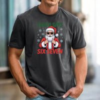 Funny Santa Says Six Seven T-Shirt – Christmas Meme Graphic Tee