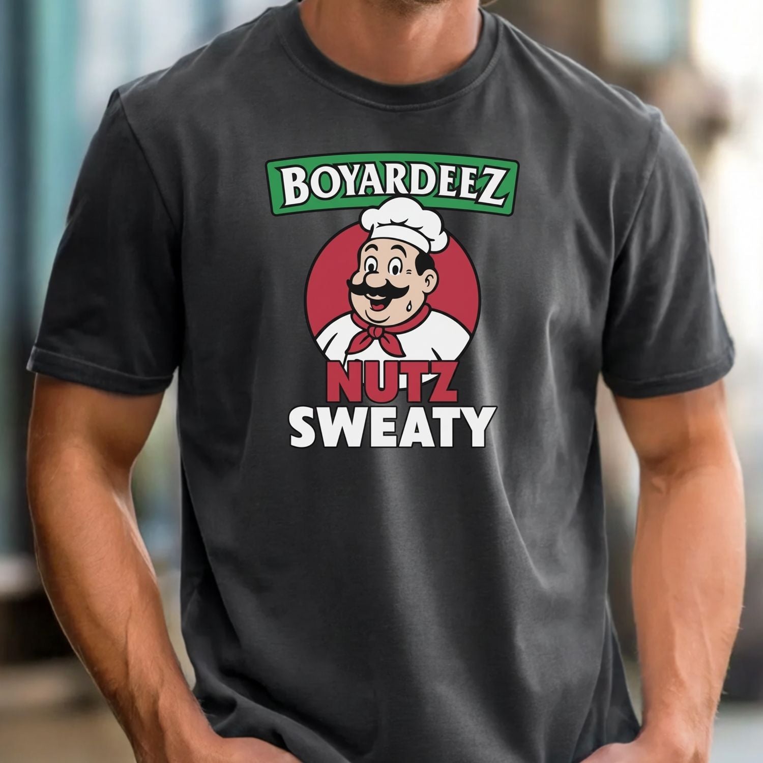Funny Sweaty T-Shirt - Retro Meme Shirt - Inappropriate Humor Tee for Adults