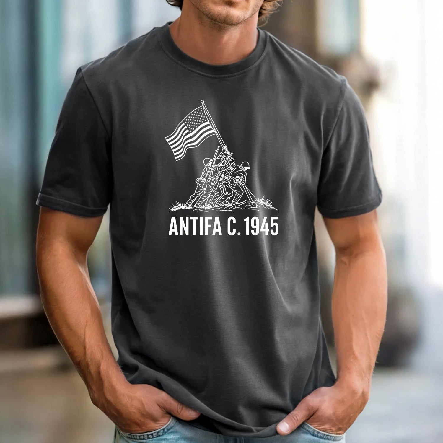 Freedom Since 1945 Shirt – Retro Patriotic Tee – Vintage Historical Graphic Top