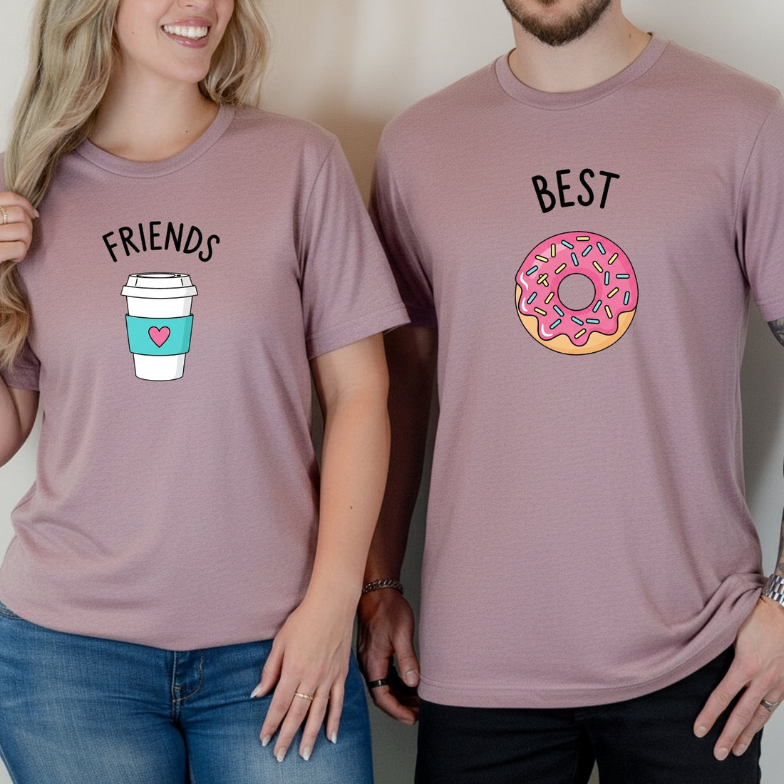 Best Friends Donuts Matching T-Shirts For Besties 1
