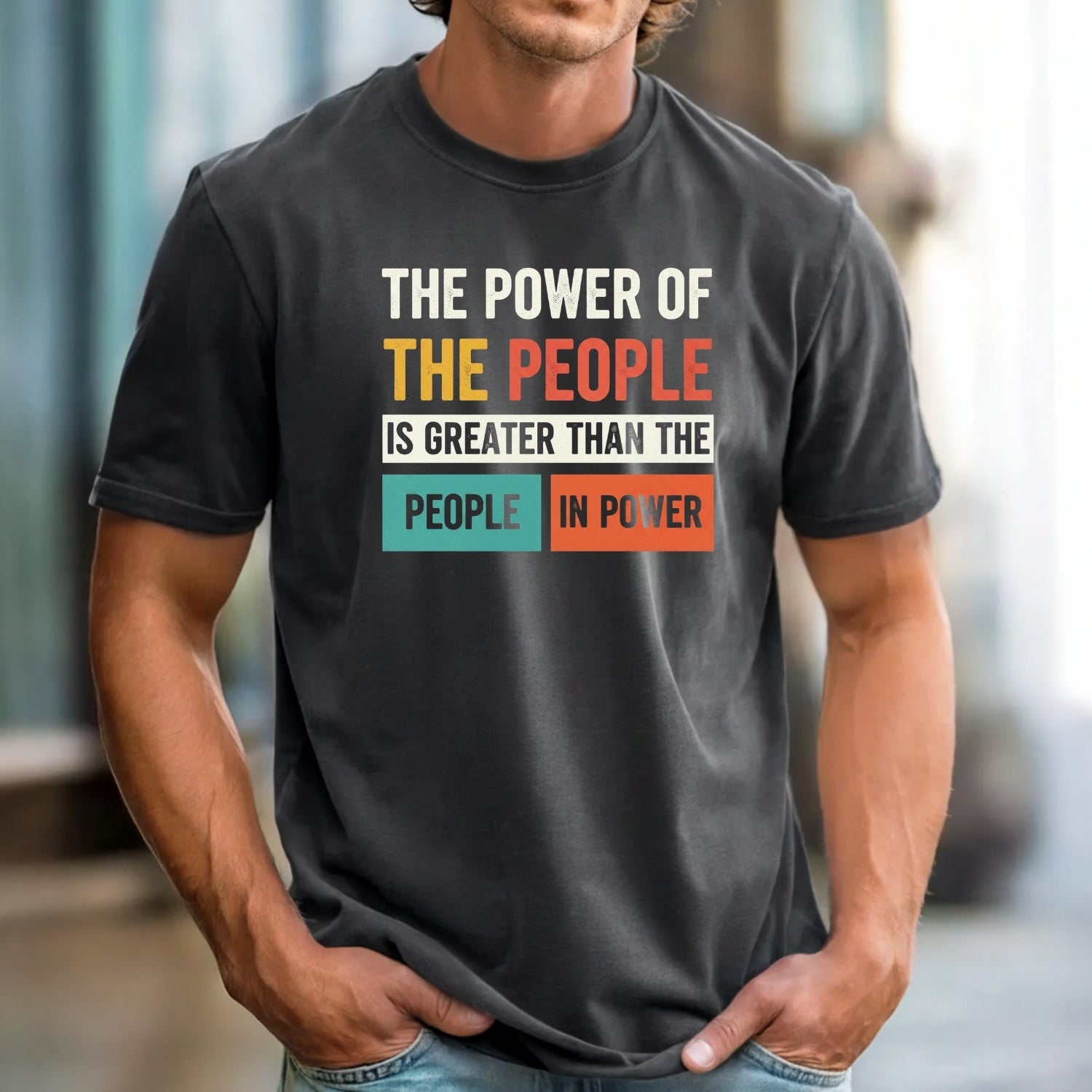 The Power of the People T-Shirt – Retro Comfort Graphic Tee – Freedom & Solidarity Top