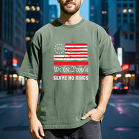 We The People Serve No Kings T-Shirt – Patriotic Freedom Graphic Tee