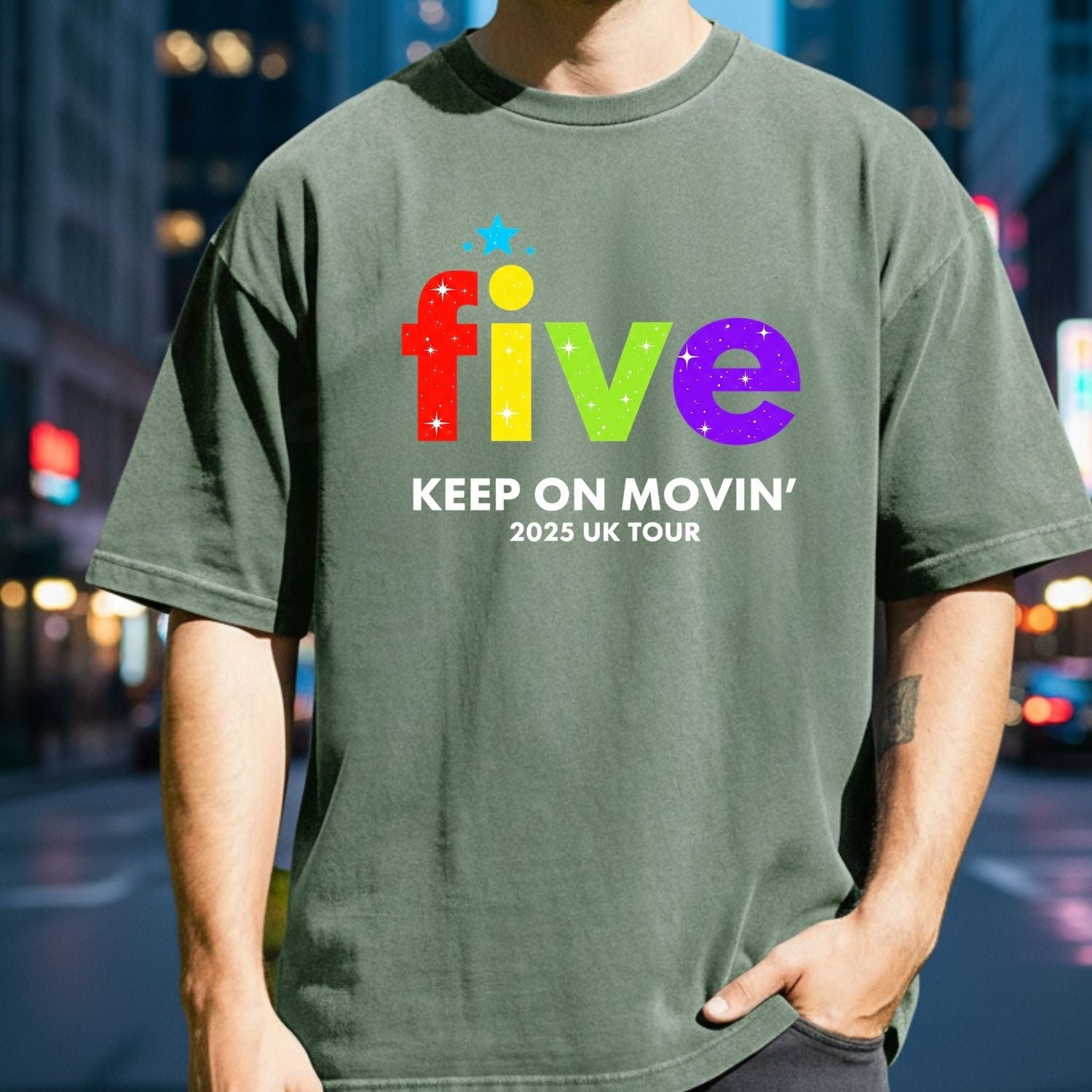 Retro Music Fan T-Shirt - Keep On Movin’ 2025 Inspired Style Tee - Vintage Concert Graphic Shirt
