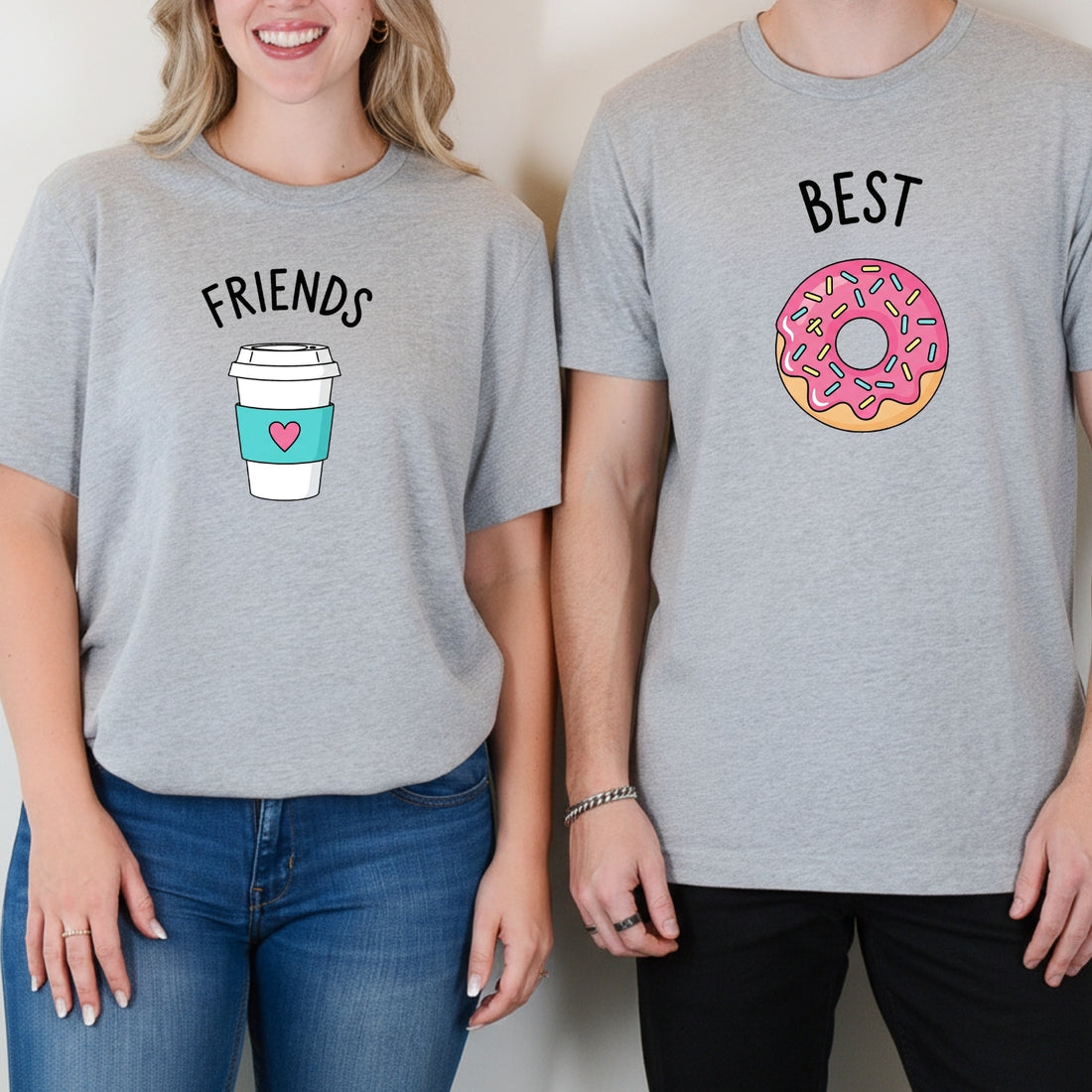 Best Friends Donuts Matching T-Shirts For Besties 1