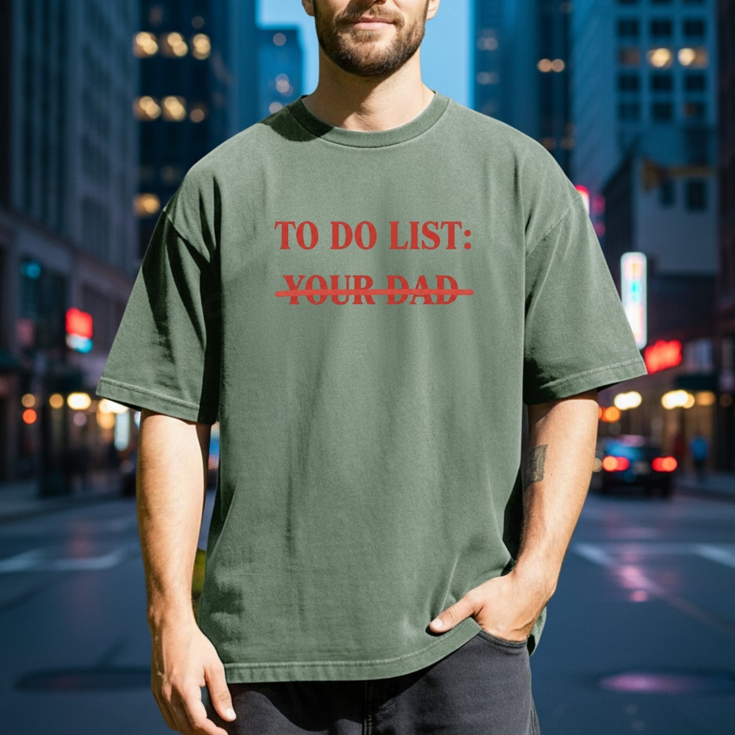 To Do List Tee – Funny Sarcastic Humor Shirt – Sassy Wordplay Graphic Top