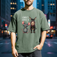 I Don’t Give a Rat’s Tail Shirt – Funny Sarcastic Donkey Tee – Trending Humor Design