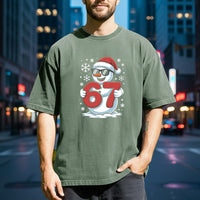 Funny Snowman Six Seven T-Shirt – Christmas Meme Graphic Tee.png