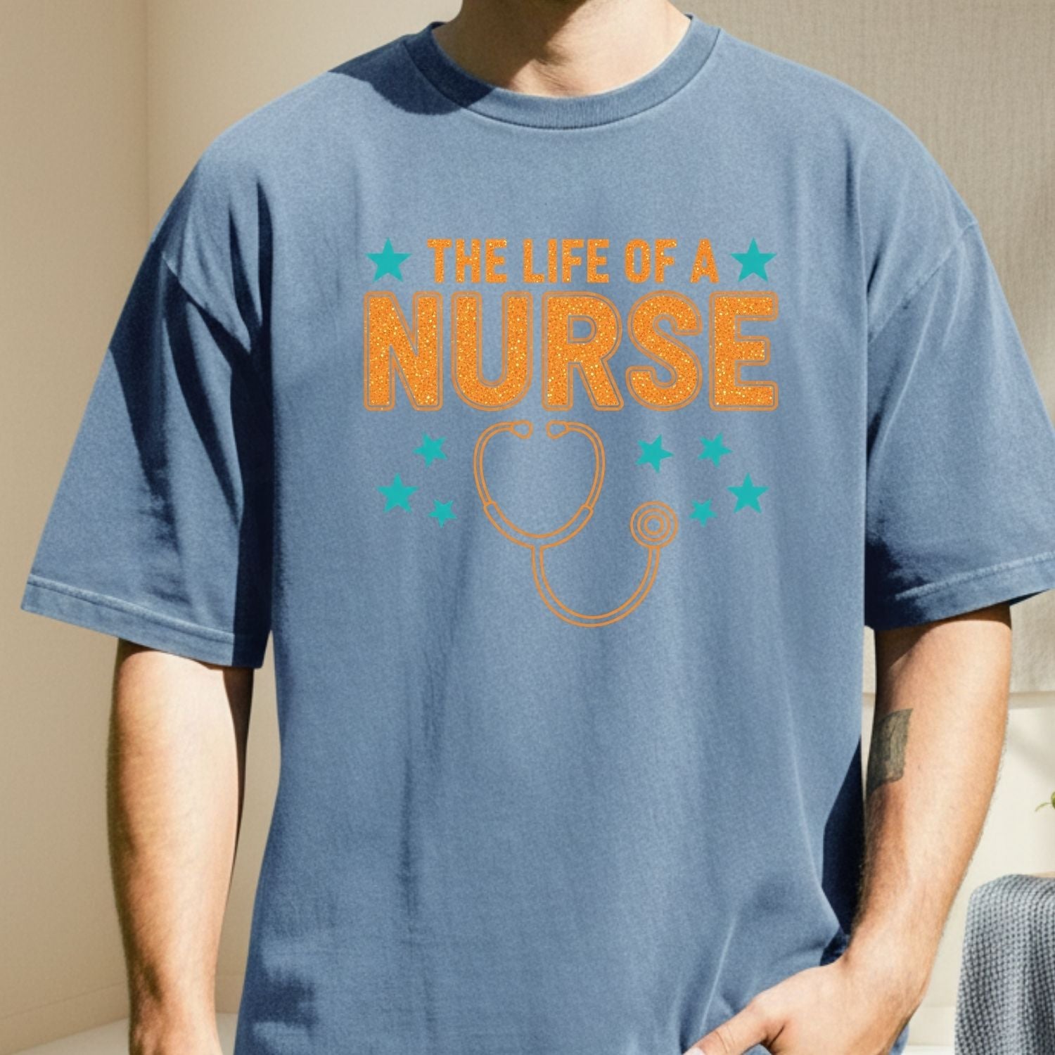 Nurse Showgirl Shirt - The Life of a Nurse Tee - Funny Nurse Appreciation Gift T-Shirt