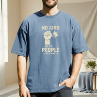 No King But The People Unisex Protest T-Shirt – Freedom and Unity Tee