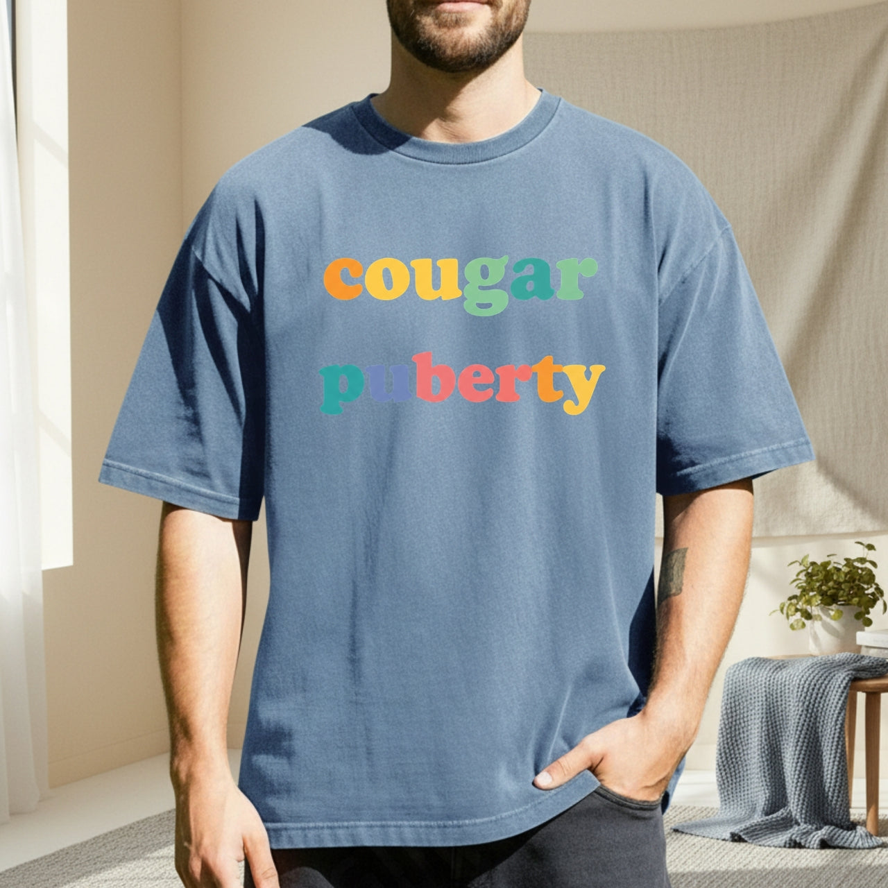 Cougar Menopause T-Shirt – Funny Bossy Moms Tee – Perimenopause Humor Graphic Top