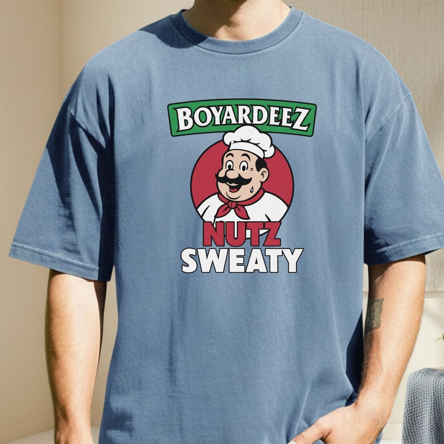 Funny Sweaty T-Shirt - Retro Meme Shirt - Inappropriate Humor Tee for Adults