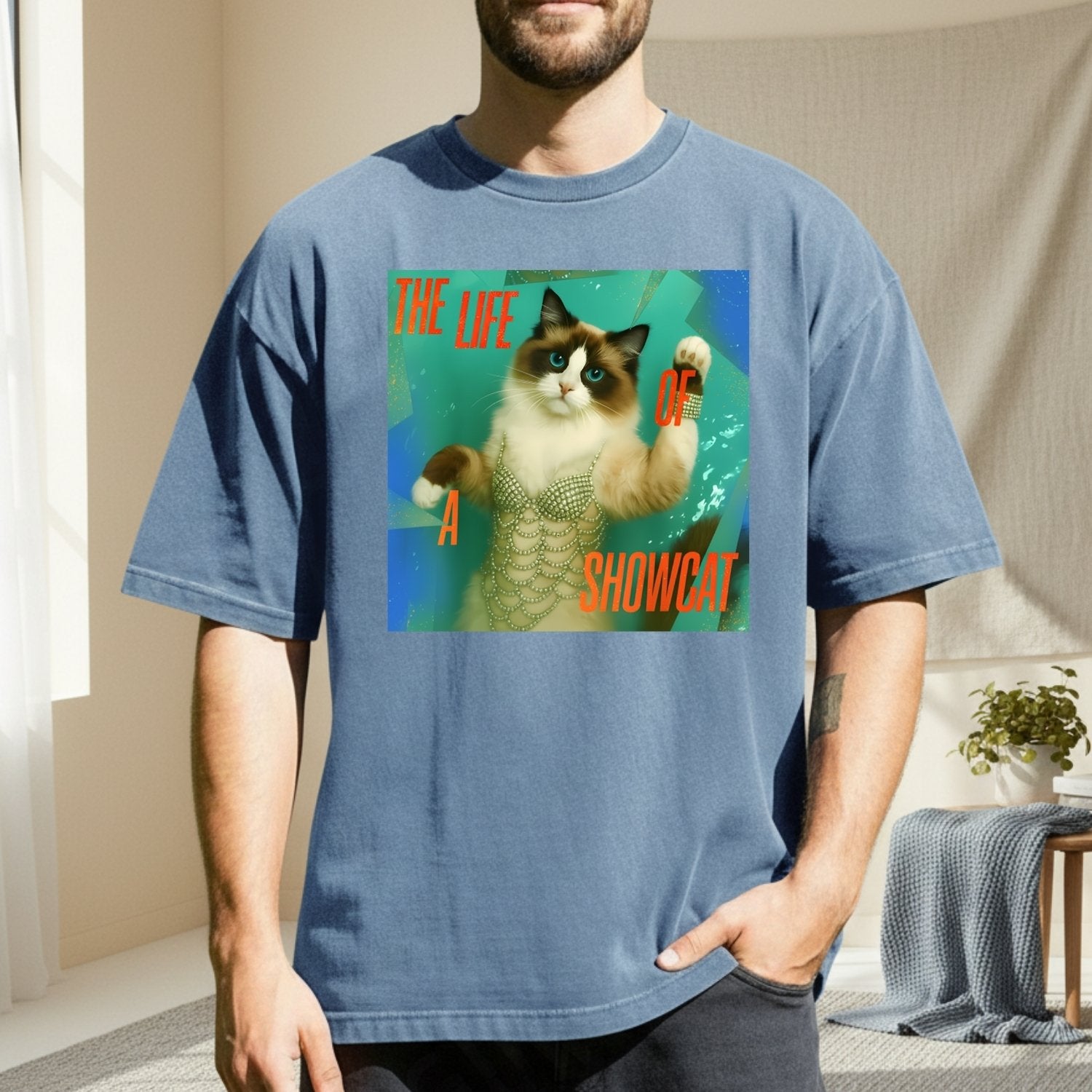 The Life of a Showcat Shirt – Funny Cat Lover Graphic Tee