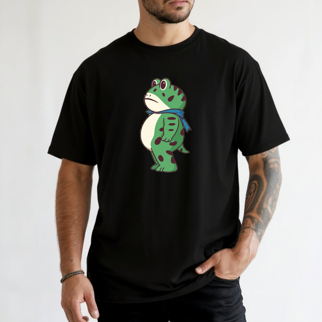 Portland Frog T-Shirt – Witty Protest-Style Vintage Shirt