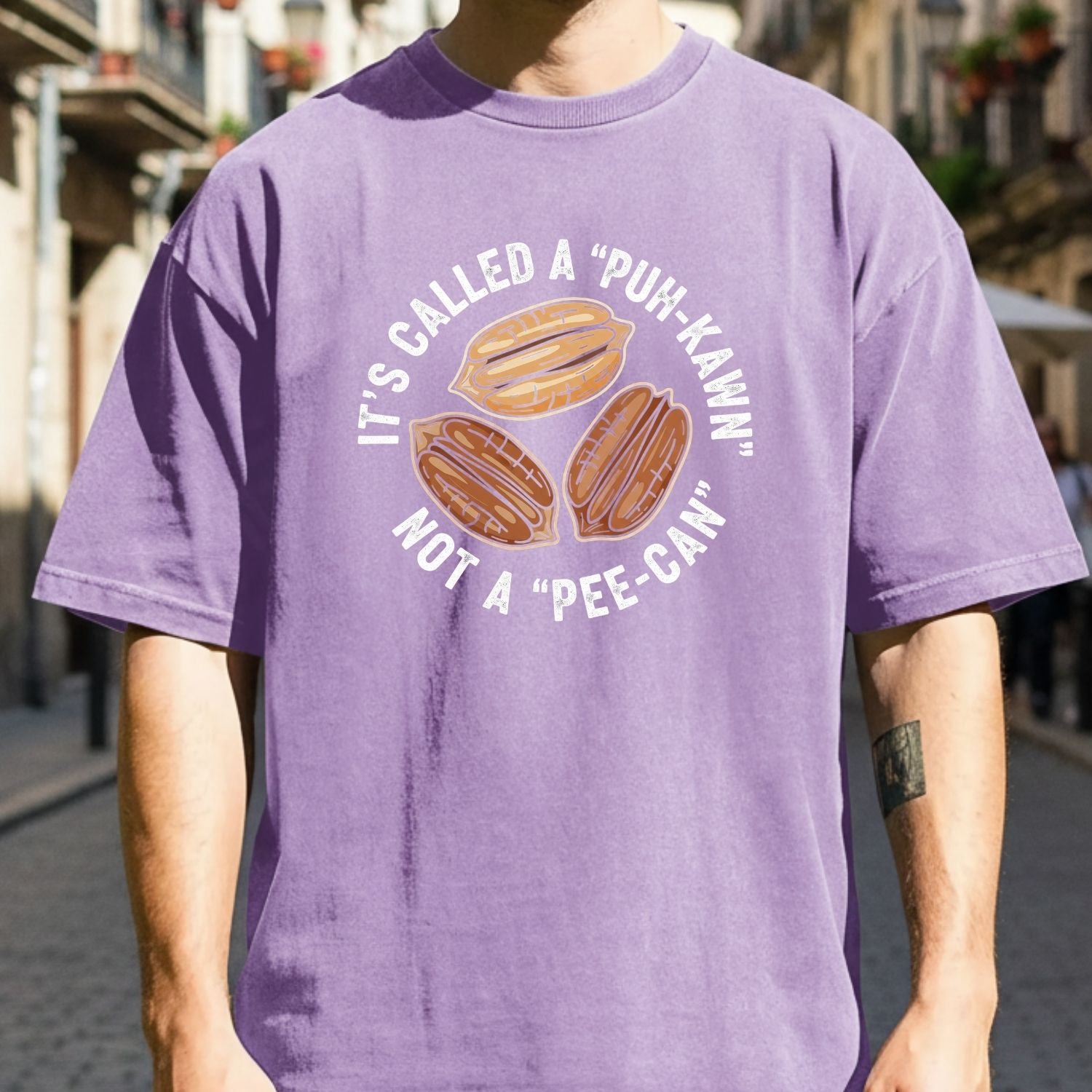 Sarcastic Pecan Pun T-Shirt - Puh-Kawn Not Pee-Can Funny Tee - Southern Humor Shirt
