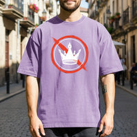 No Kings Statement T-Shirt – No Crown Symbol Shirt – Freedom & Equality Graphic Top