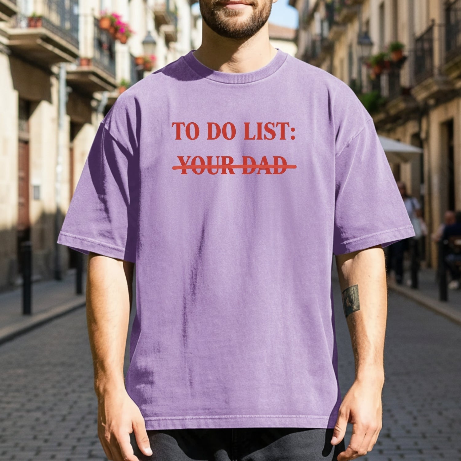 To Do List Tee – Funny Sarcastic Humor Shirt – Sassy Wordplay Graphic Top