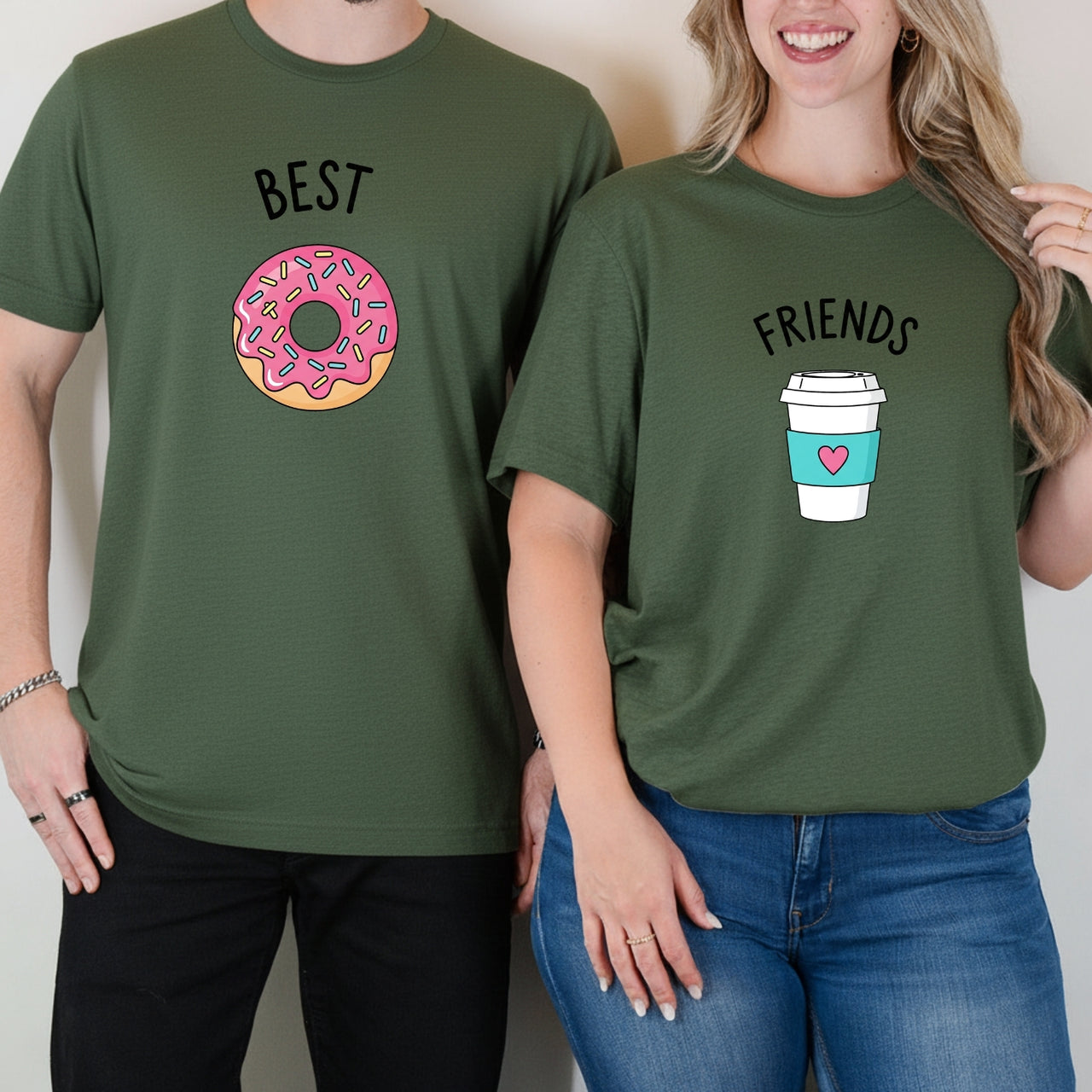 Best Friends Donuts Matching T-Shirts For Besties 1