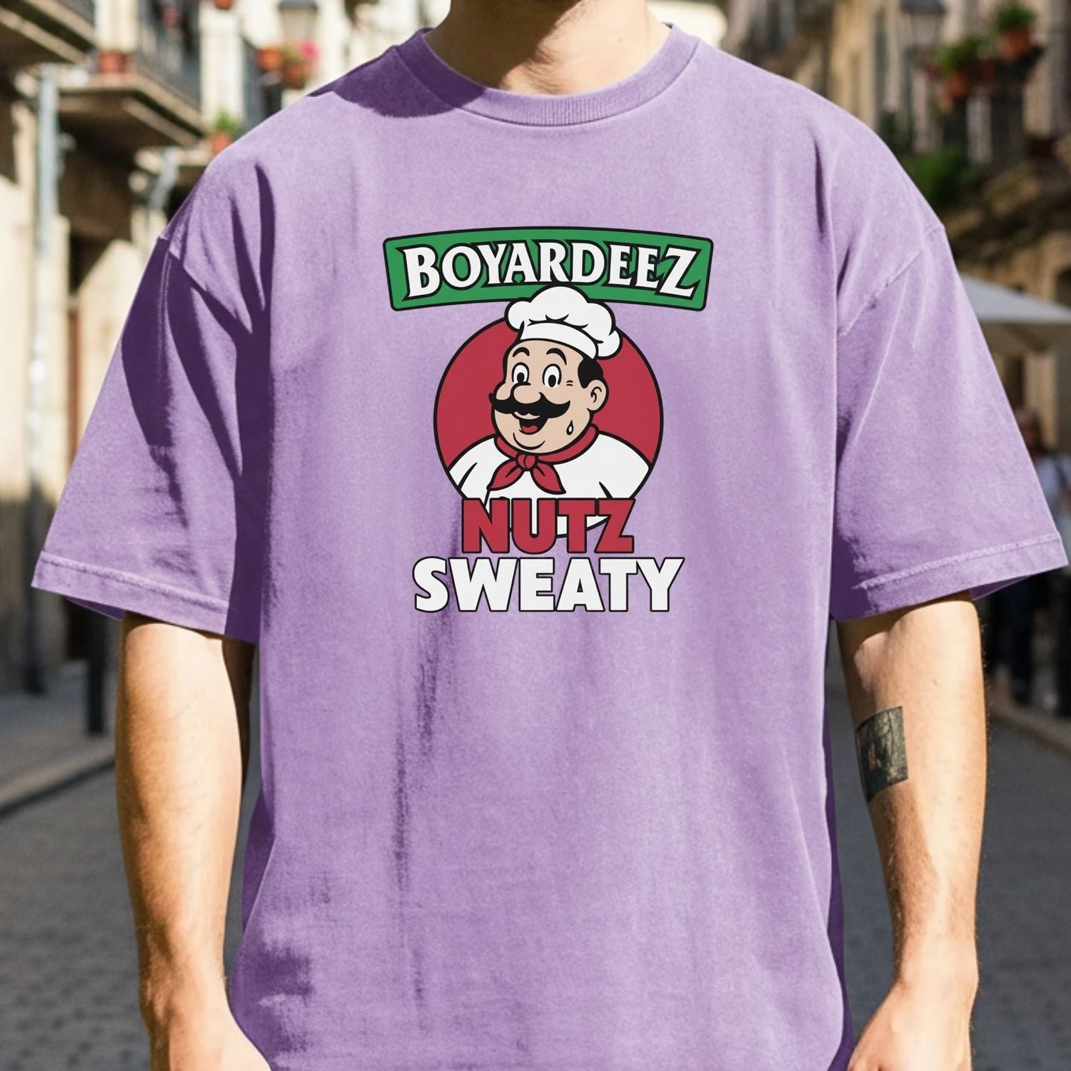 Funny Sweaty T-Shirt - Retro Meme Shirt - Inappropriate Humor Tee for Adults