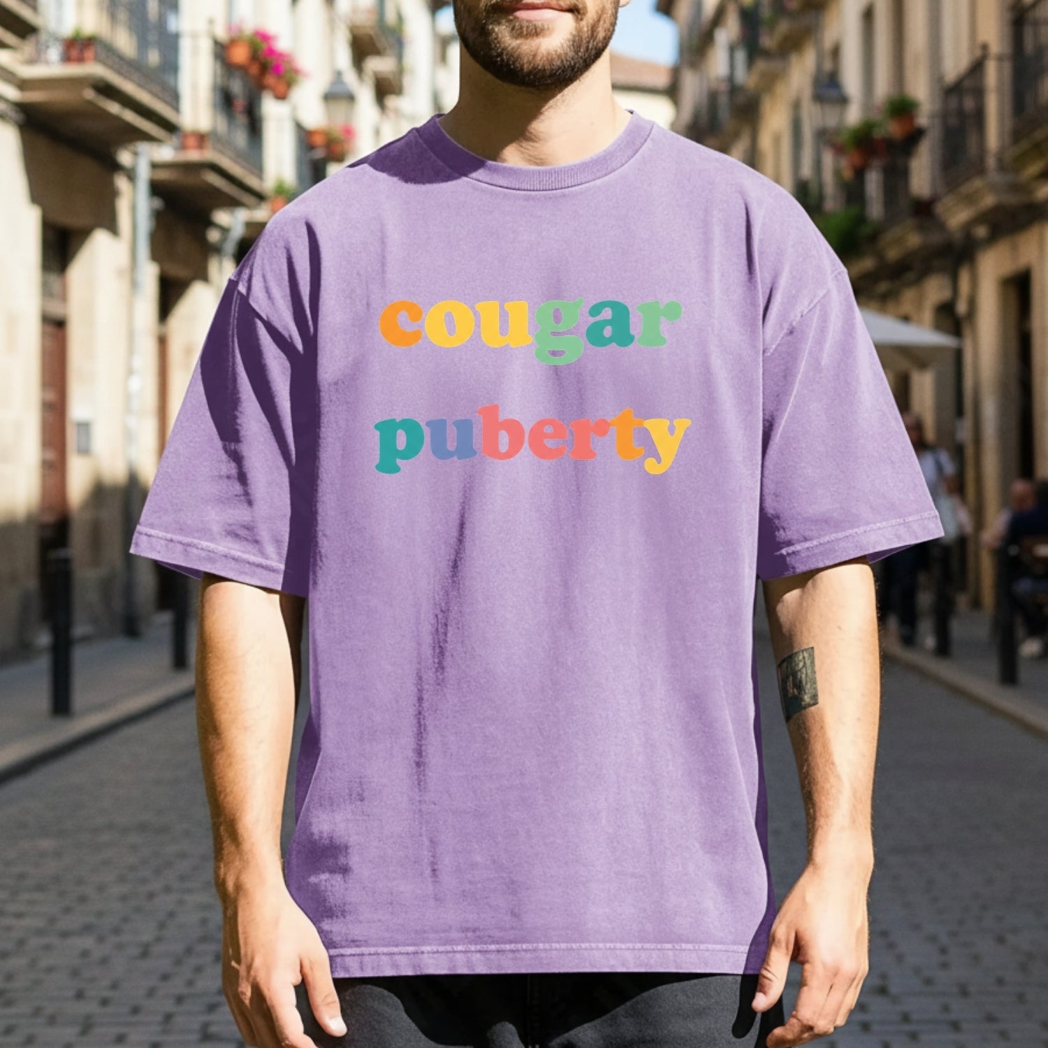 Cougar Menopause T-Shirt – Funny Bossy Moms Tee – Perimenopause Humor Graphic Top
