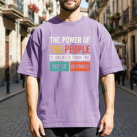 The Power of the People T-Shirt – Retro Comfort Graphic Tee – Freedom & Solidarity Top