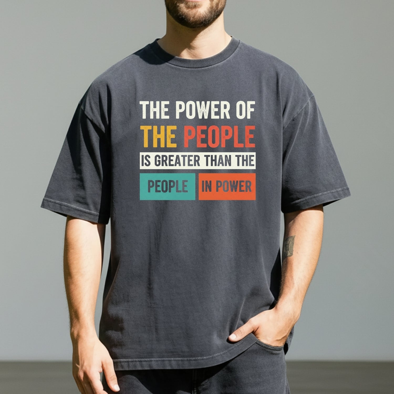 The Power of the People T-Shirt – Retro Comfort Graphic Tee – Freedom & Solidarity Top