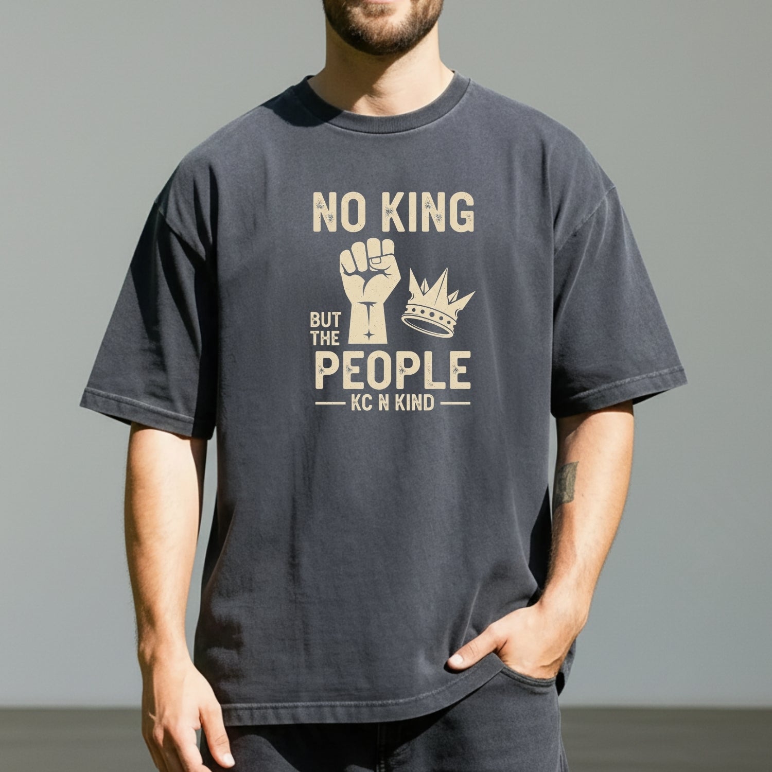 No King But The People T-Shirt – Unisex Equality & Empowerment Tee