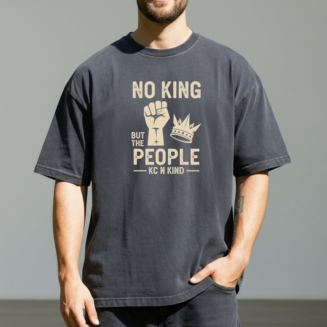 No King But The People T-Shirt – Unisex Equality & Empowerment Tee
