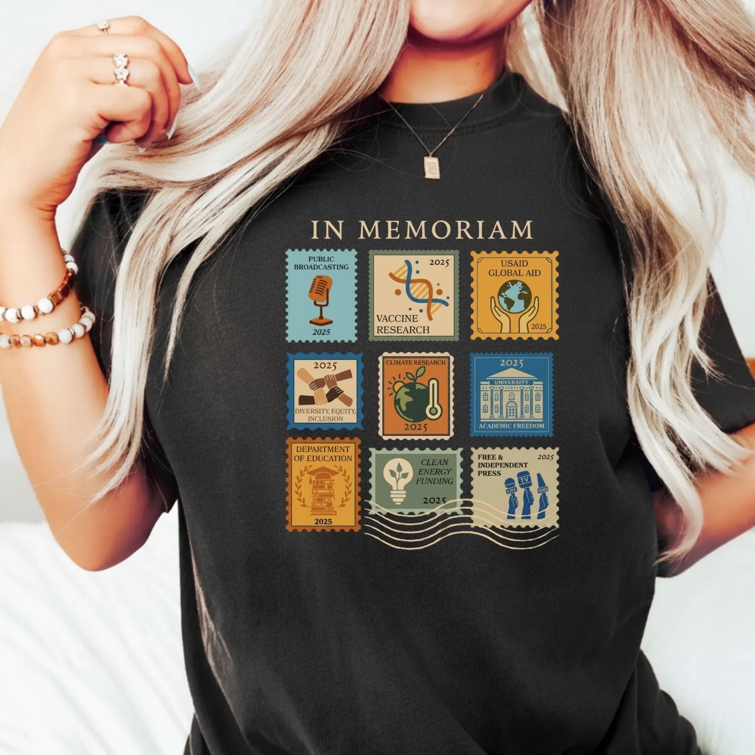 Pro Democracy Long Sleeve Shirt - Anti Fascism Tee - Political Graphic Top for Activists