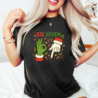6 7 Meme Christmas Tee – Funny Santa Holiday Graphic Shirt