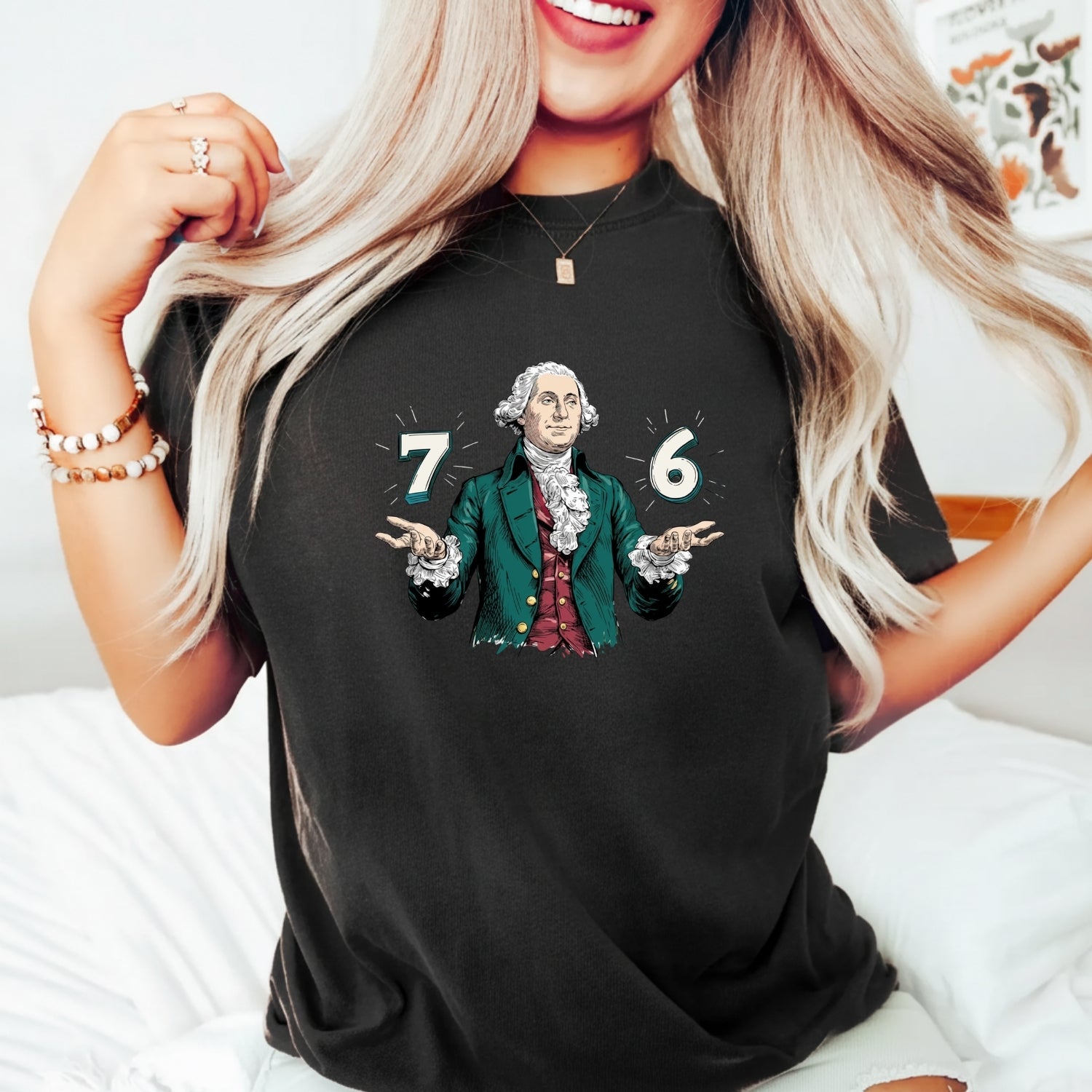 Six Seven Shirt – Vintage George Washington American History Graphic Tee
