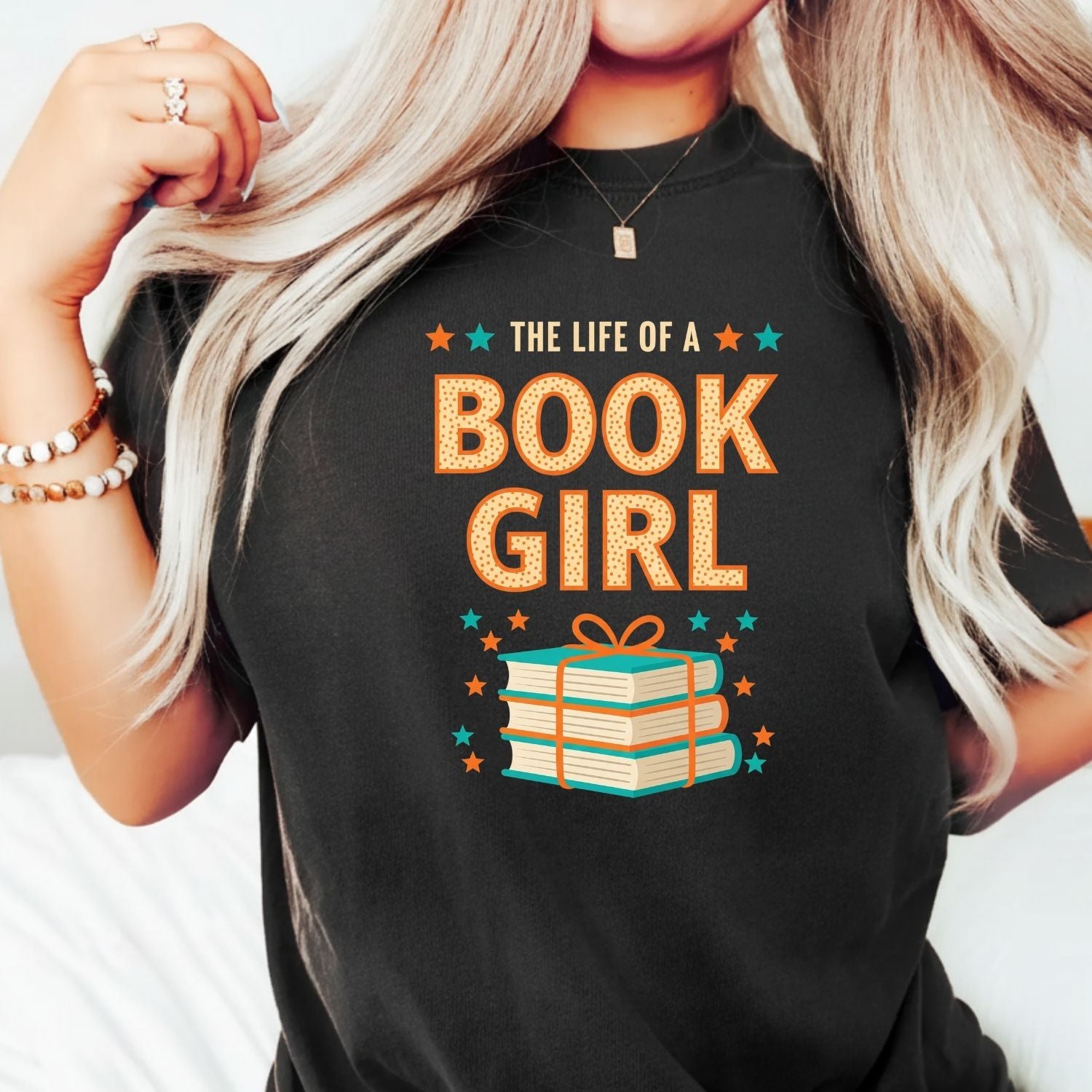 Book Girl Shirt - The Life of a Book Lover Tee - Showgirl Aesthetic T-Shirt for Fans