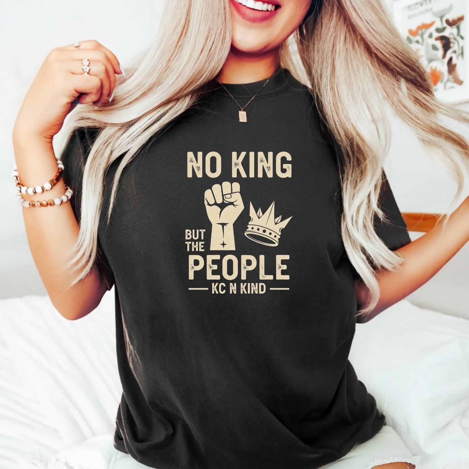 No King But The People T-Shirt – Unisex Equality & Empowerment Tee